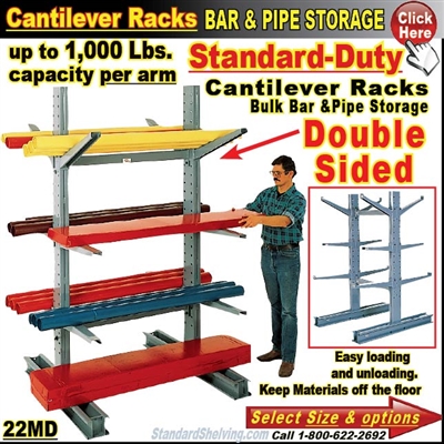 22MU / Single Sided Cantilever Rack Column