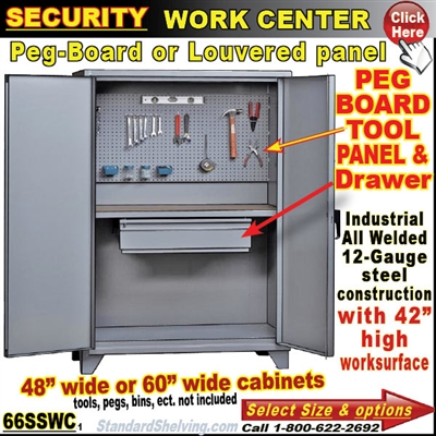 66SSWC / Heavy-Duty Security Tool Storage Cabinets