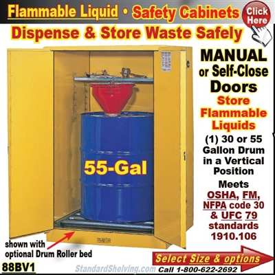 88BV1 / Flammable Safety Drum Cabinets
