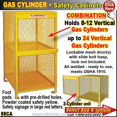 88CA / Vertical Gas-Cylinder Cabinet