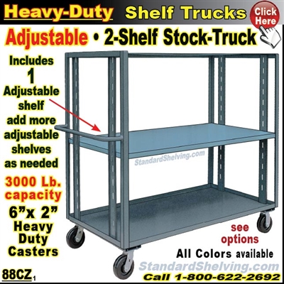 88CZ / Adjustable Shelf Steel Stock Transport Truck