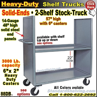 88DB / 2-Shelf SOLID-ENDS Stock Transport Truck