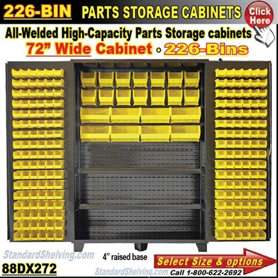 88DX272 / 226-Bin Heavy-Duty Storage Cabinet