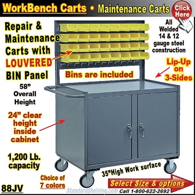 88JV / Bin Panel Repair & Maintenance Carts