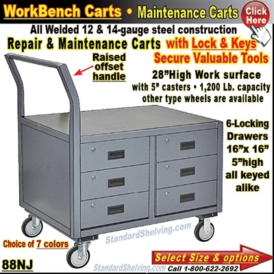 88NJ / 6-Drawer Maintenance Carts