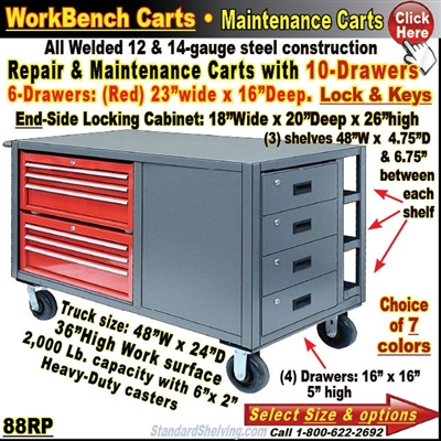 88RP / 10-Drawer Tool & Maintenance Trucks