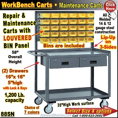 88SN / Bin Panel Repair & Maintenance Carts