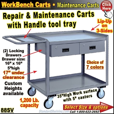 88SV / 2-Drawer Maintenance Bench Cart