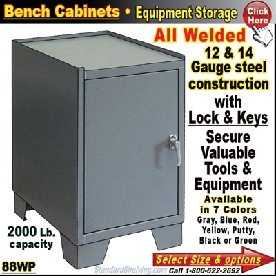 88WP / Heavy-Duty Bench Storage Cabinet