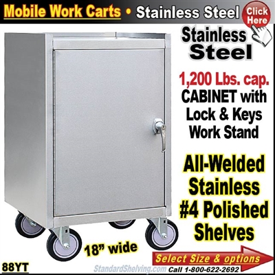 88YT / Stainless Steel Mobile Carts
