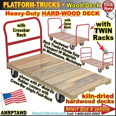 AMRPTAWD / Wood-Deck Platform Trucks