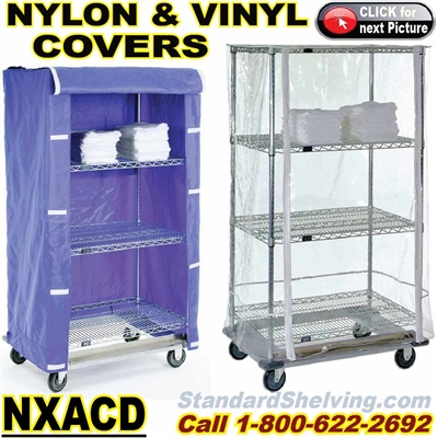 (145) COVERS for Wire Shelving / NXACD