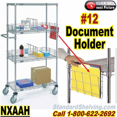 (216) Document Holder for Wire Shelves / NXAH11