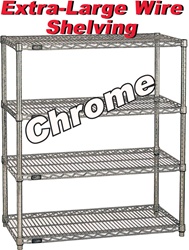 EXTRA LARGE CHROME WIRE SHELVING (NXC)