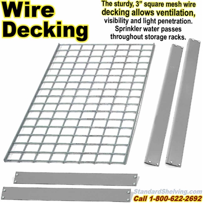 (000) EXTRA Wire-Deck Rivet Shelves / NXRLXWREL