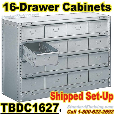 (16027) 16-Drawer Steel Parts Cabinets / TBDC1627