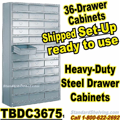(36075) 36-Drawer Steel Parts Cabinets / TBDC3675