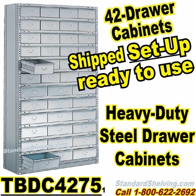 (42075) 42-Drawer Steel Parts Cabinets / TBDC4275