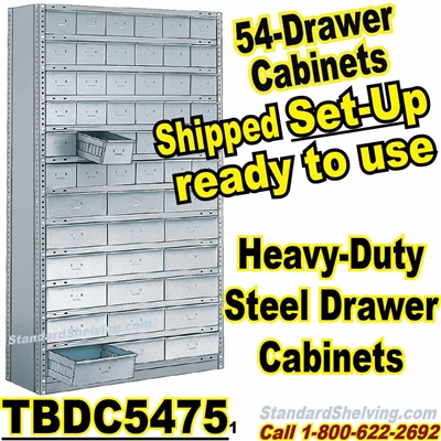(54075) 54-Drawer Steel Parts Cabinets / TBDC5475
