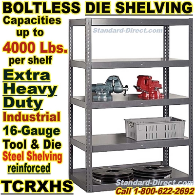 (91A) Boltless Extra Heavy-Duty Die Shelving / TCRXHS