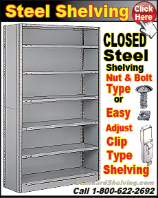 Closed Steel Shelving
